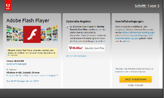 So geht's - Flash Player deaktivieren im Browser