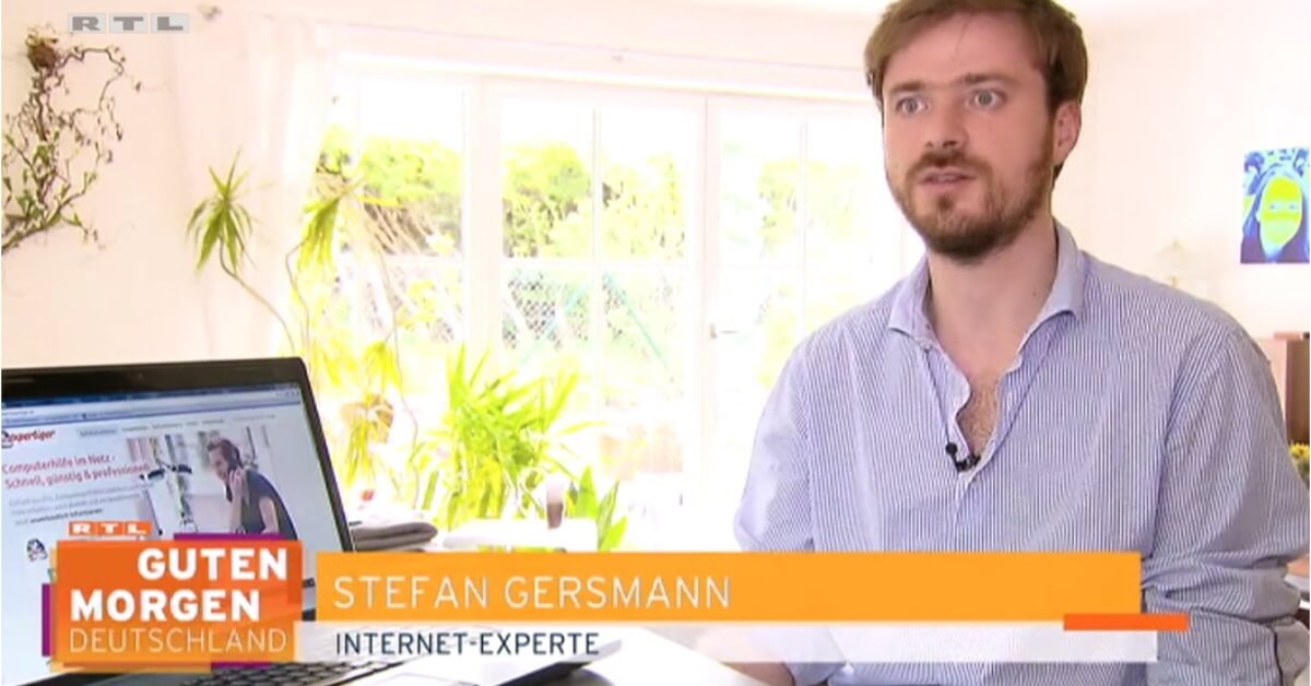 RTL-Frühstücksfernsehen - Stefan als WLAN-Experte