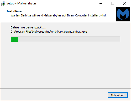 Malwarebytes installieren