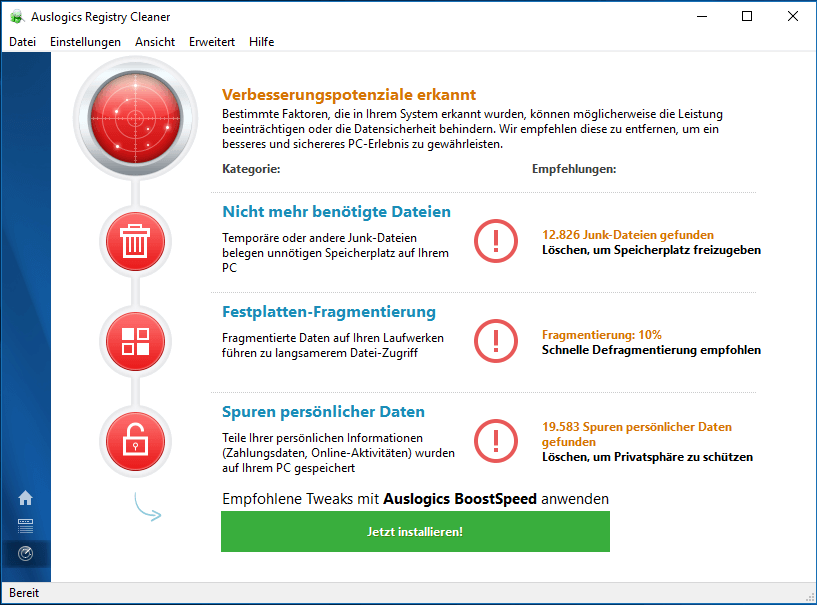 Почему запрещено использовать ccleaner. Auslogics Registry инструкция. Auslogics Registry Cleaner.