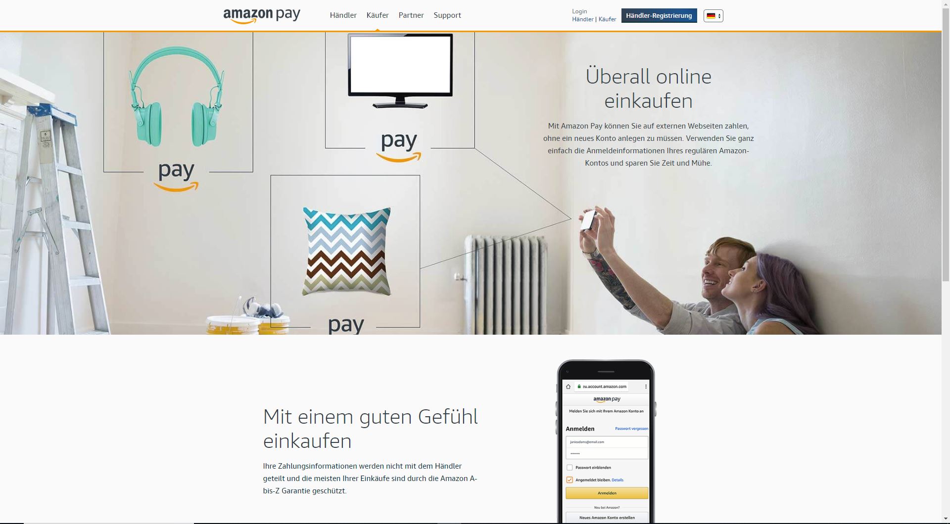 Amazon Pay Website