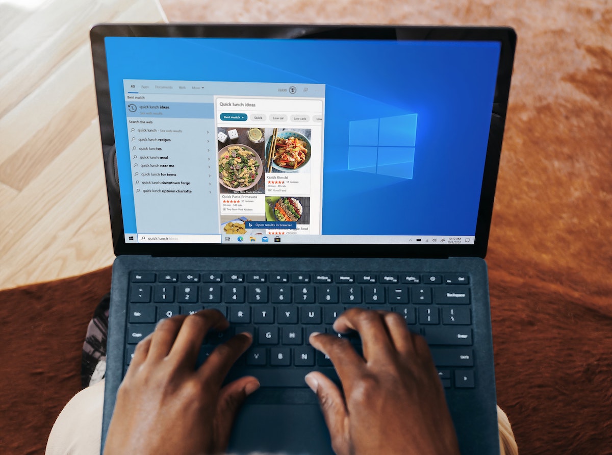 Bildschirm bei Windows 10 mit geteiltem Bildschirm